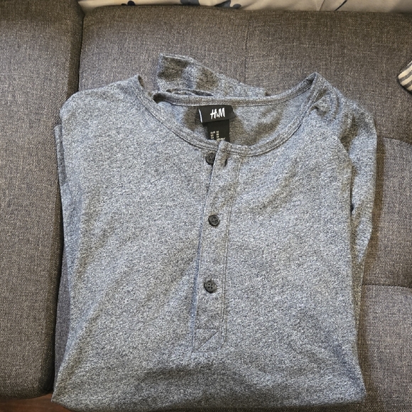 H&M Other - H&M Men's Casual Gray Button Down Shirt